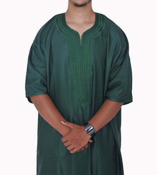 Gandoura Marocaine Premium – Gabardine | WAGOUS