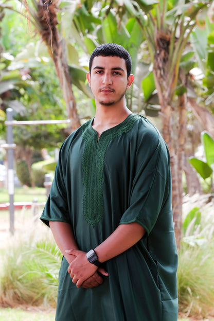 Gandoura Marocaine Premium – Gabardine | WAGOUS