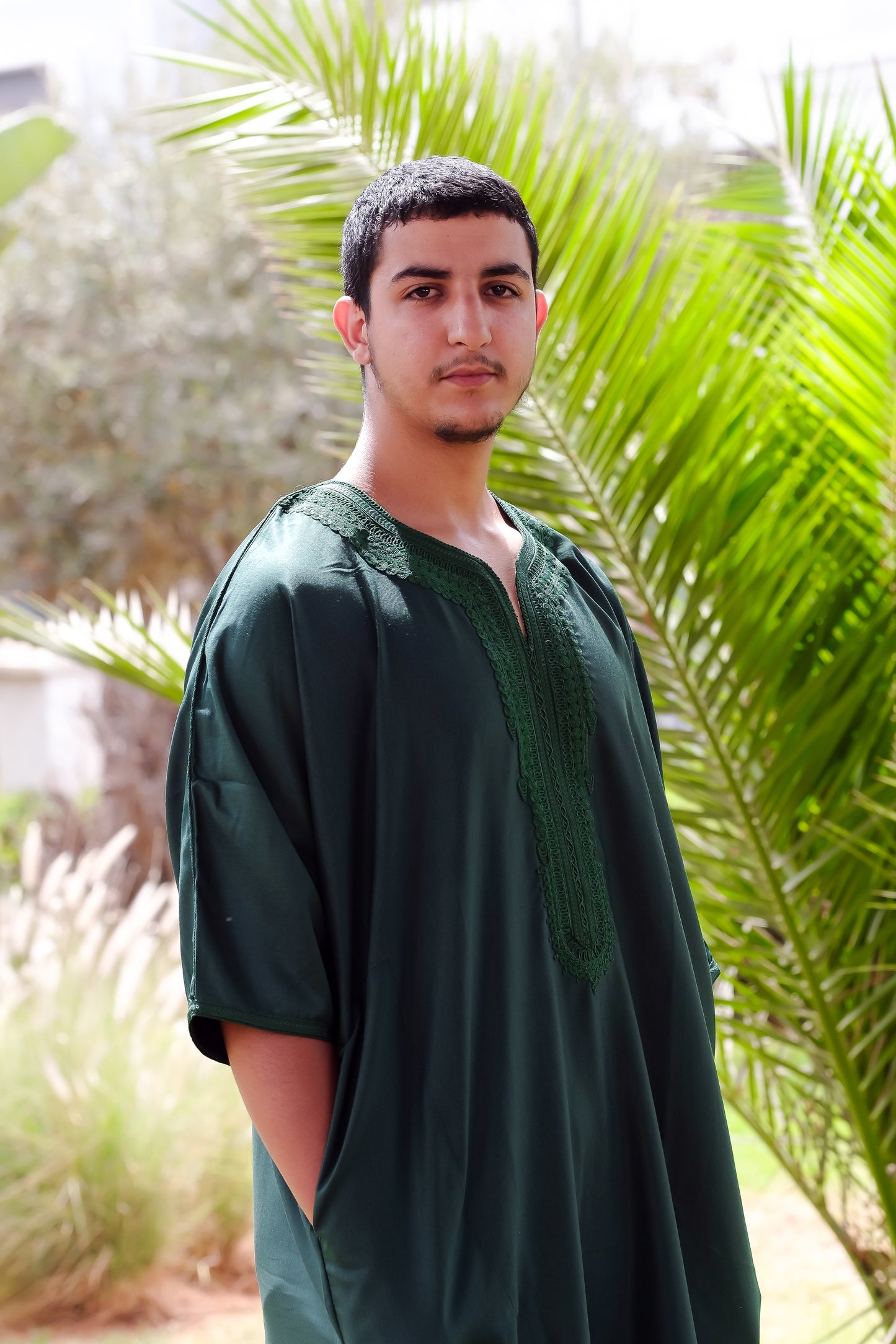 Gandoura Marocaine Premium – Gabardine | WAGOUS