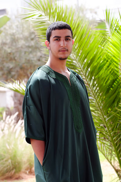 Gandoura Marocaine Premium – Gabardine | WAGOUS