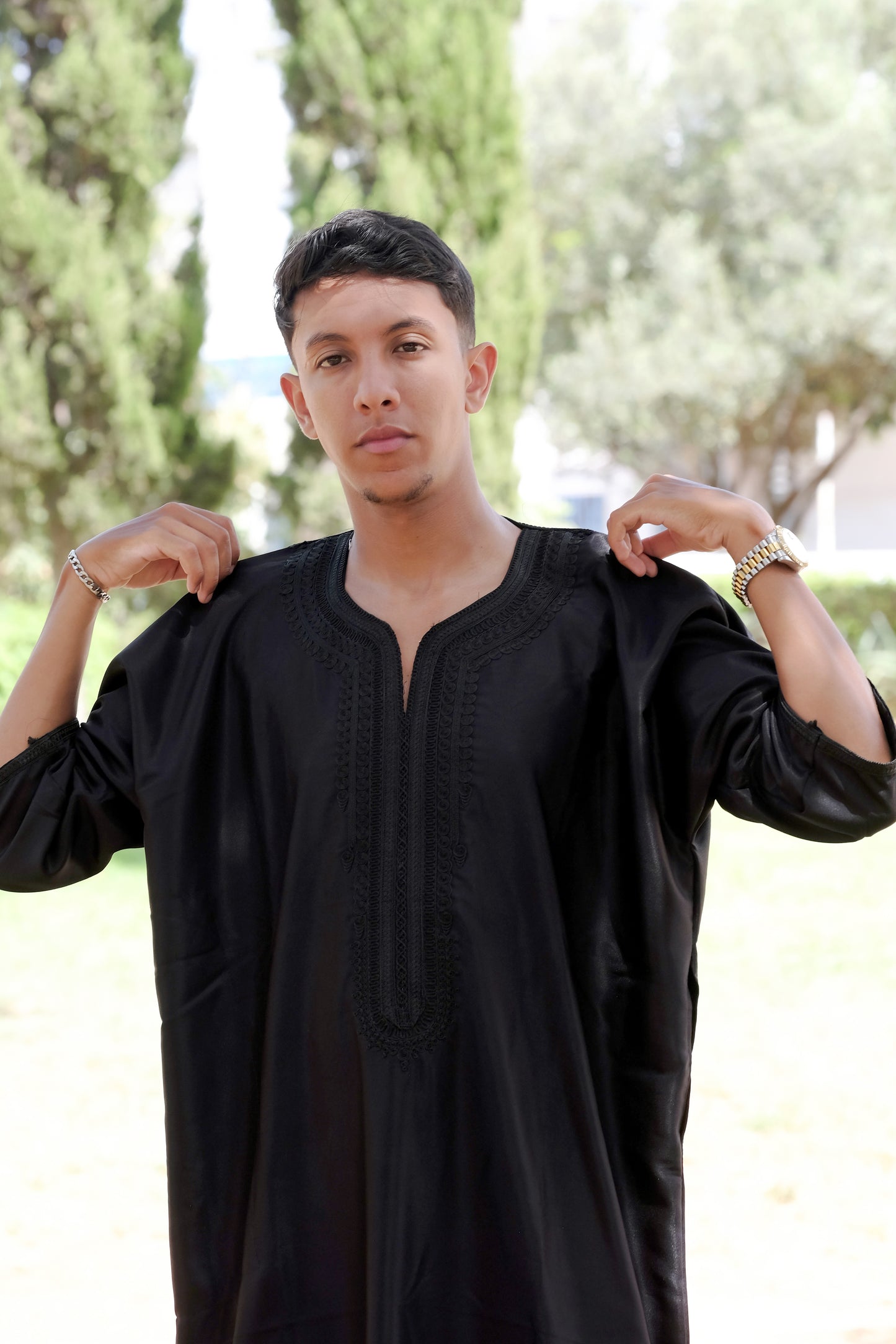Gandoura Marocaine Premium – Gabardine | WAGOUS