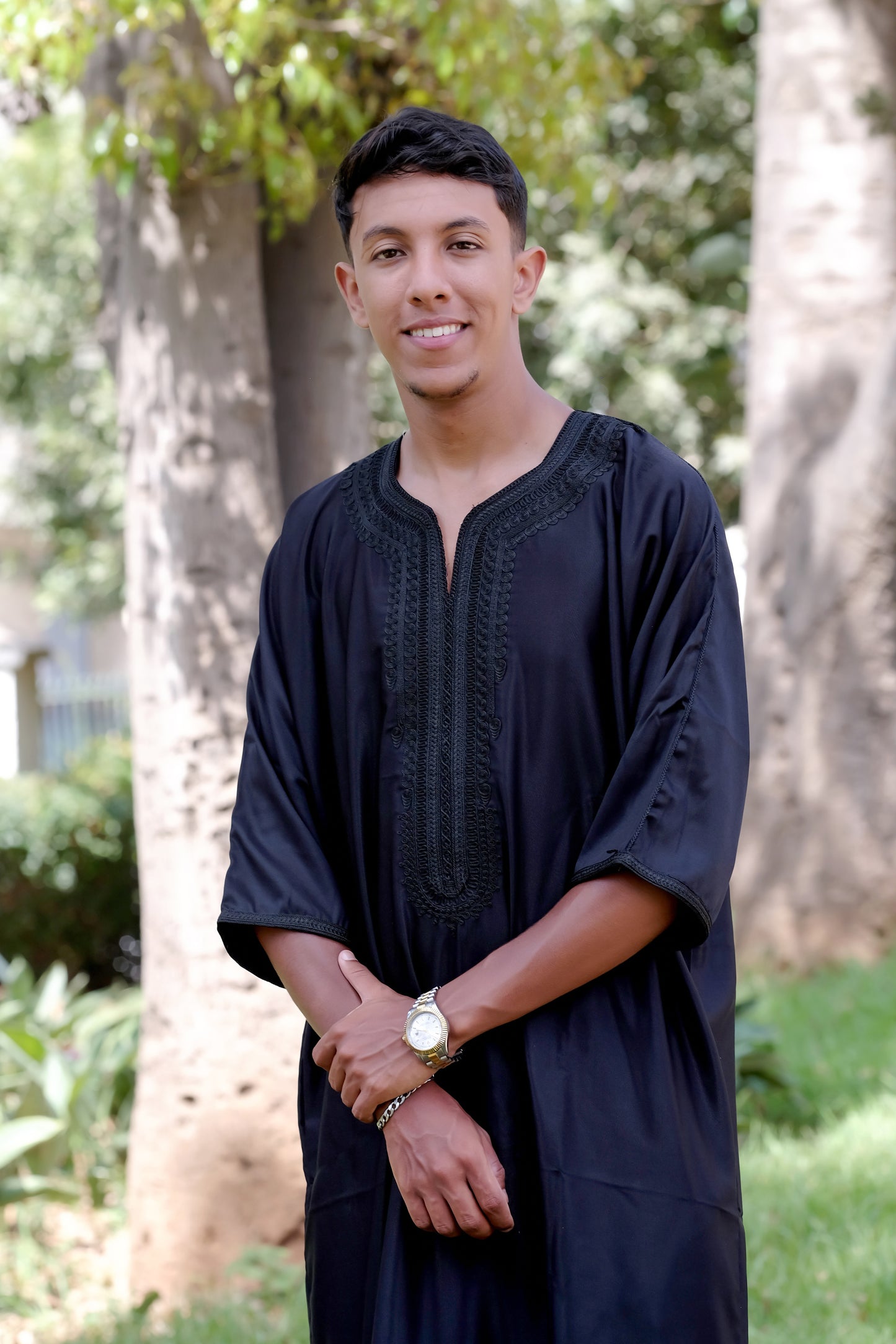 Gandoura Marocaine Premium – Gabardine | WAGOUS