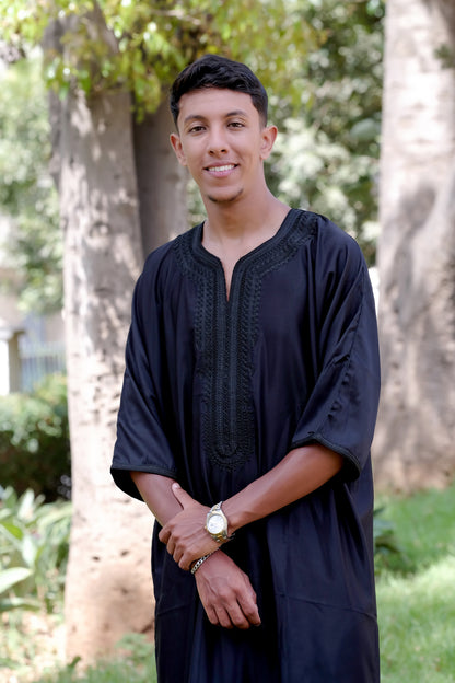 Gandoura Marocaine Premium – Gabardine | WAGOUS