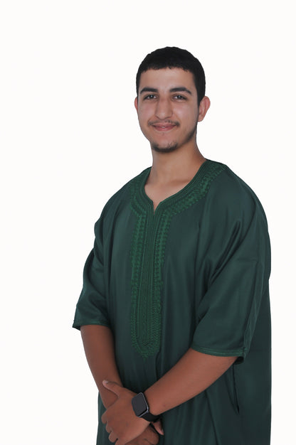 Gandoura Marocaine Premium – Gabardine | WAGOUS
